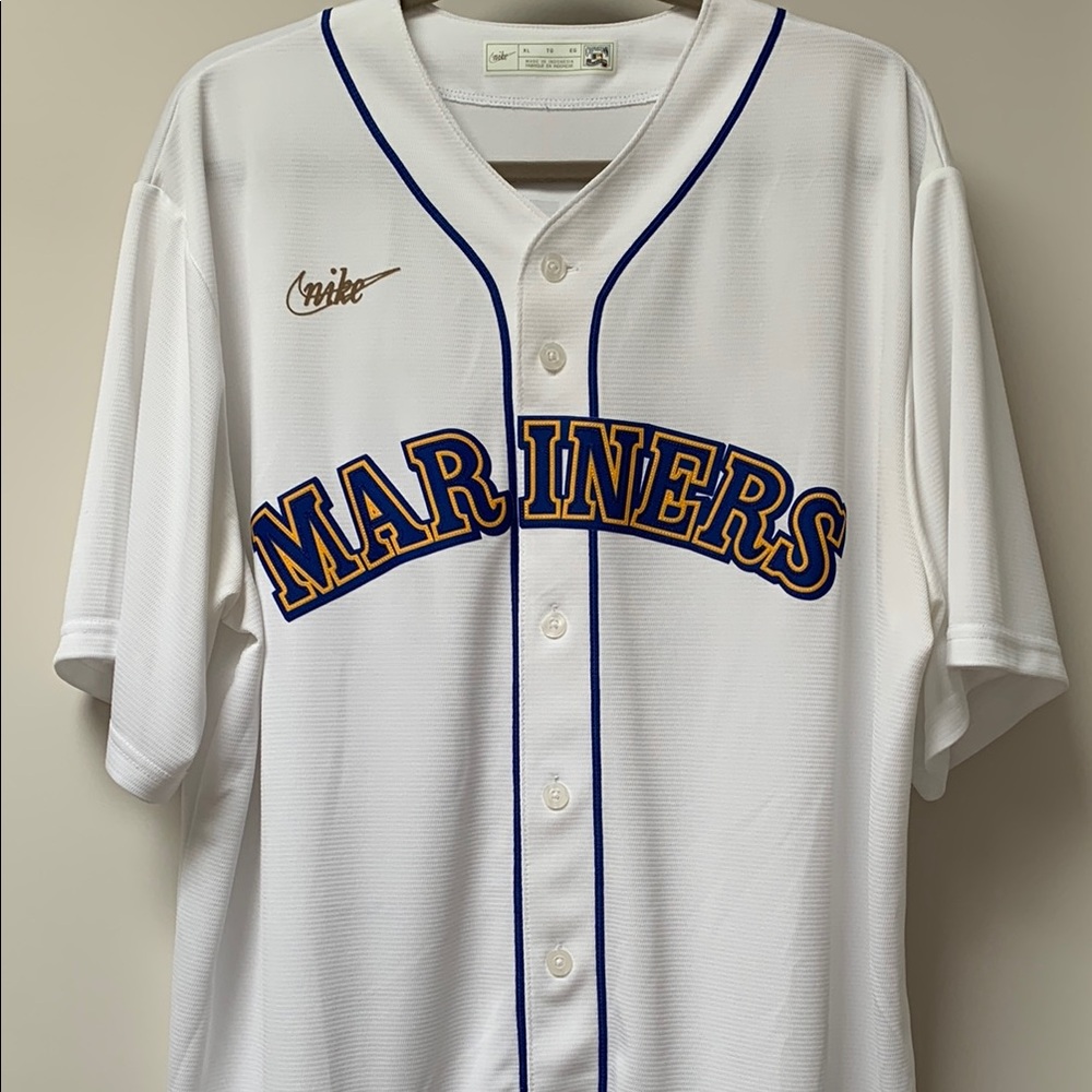 Ken Griffey Jr. Seattle Mariners Nike Cooperstown Baseball Jersey